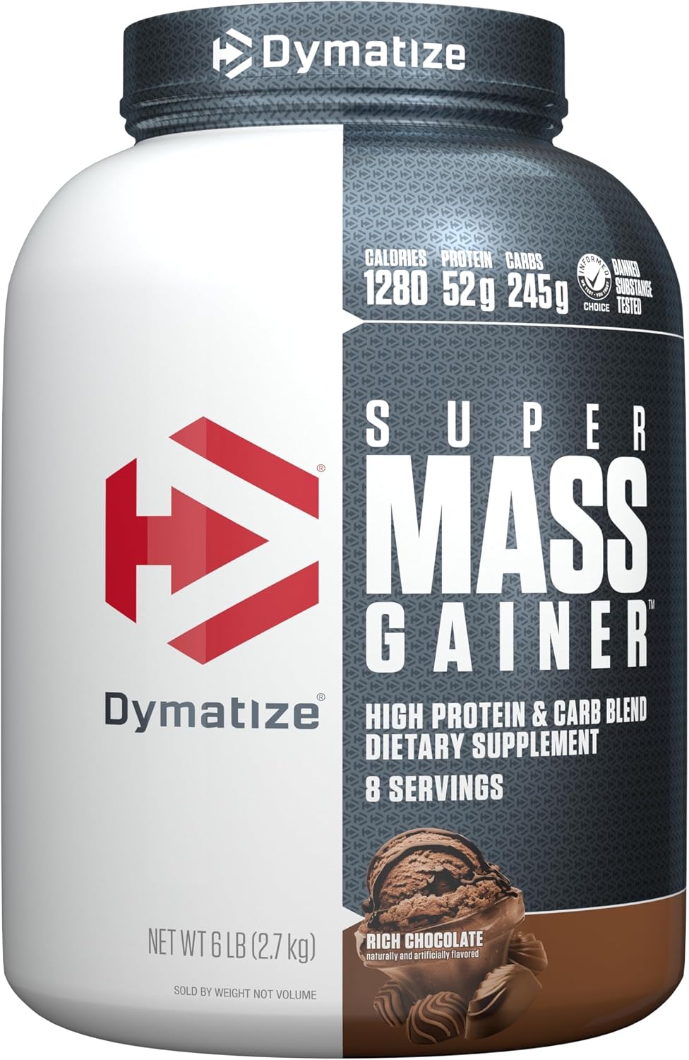 گینر افزایش وزن Dymatize Super Mass Gainer، 6 پوند