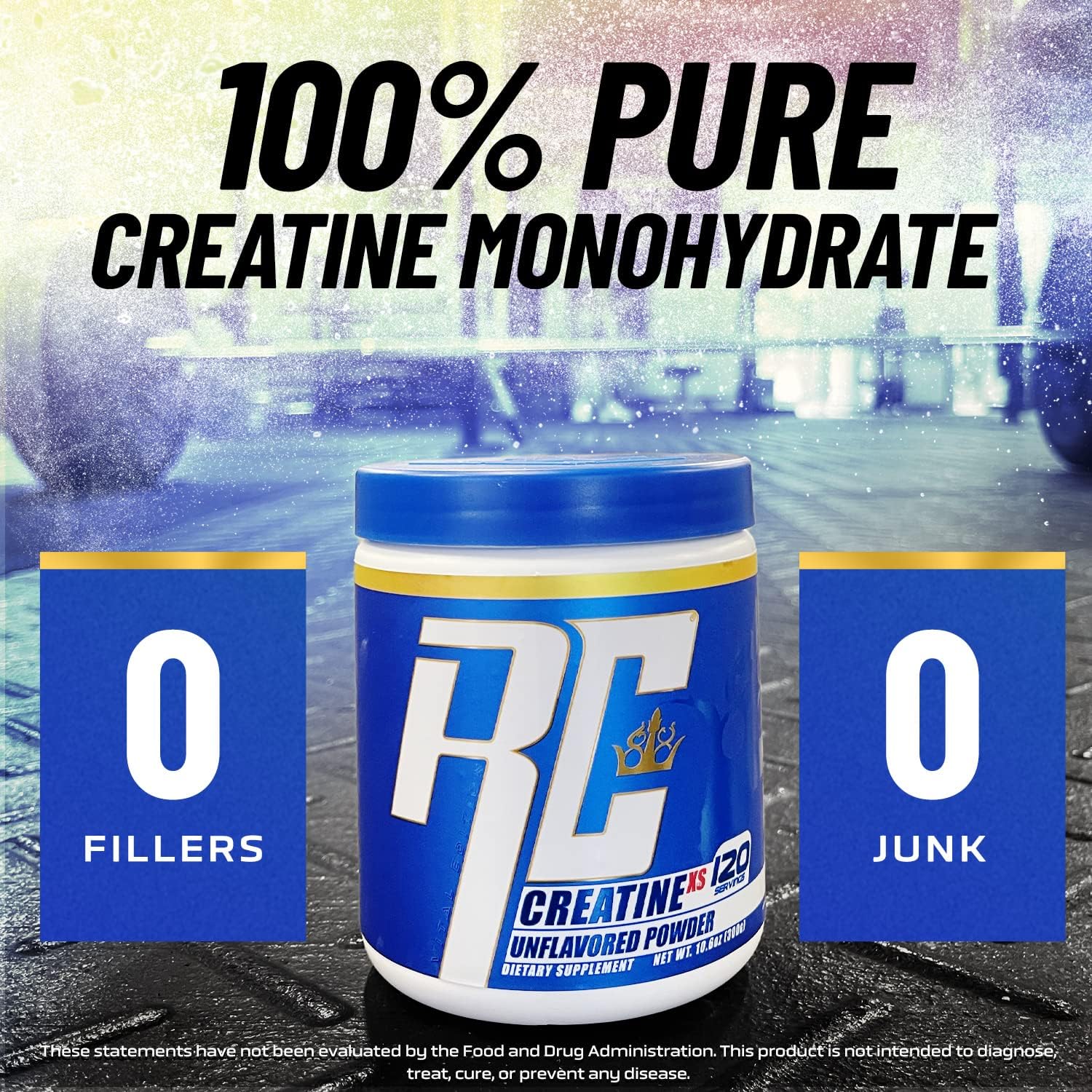 پودر کراتین مونوهیدرات Ronnie Coleman Signature Series Creatine-XS، 226.8 گرم، 120 سروینگ، بدون طعم