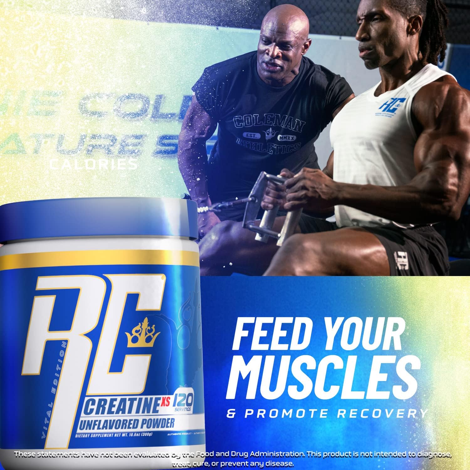 پودر کراتین مونوهیدرات Ronnie Coleman Signature Series Creatine-XS، 226.8 گرم، 120 سروینگ، بدون طعم
