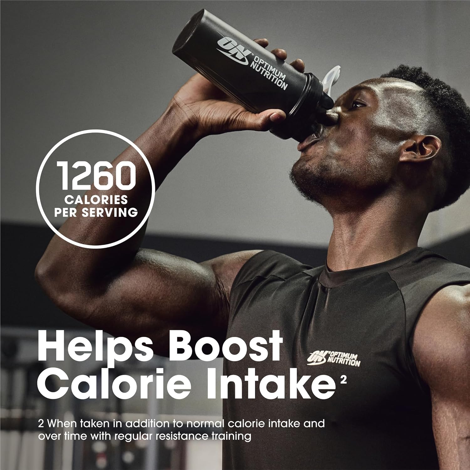 گینر افزایش وزن Optimum Nutrition Serious Mass، 6 پوند، طعم شکلات و کره بادام‌زمینی