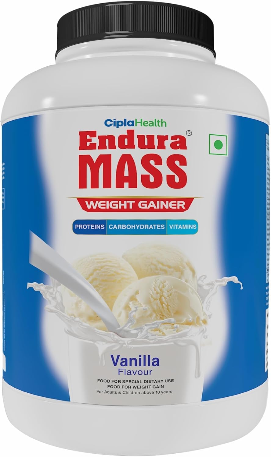 گینر افزایش وزن Endura، 3 کیلوگرم، طعم وانیلی