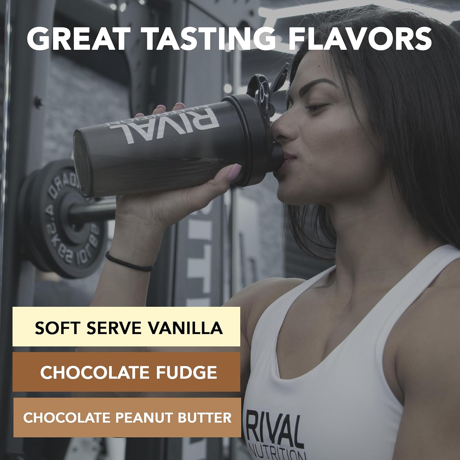 گینر افزایش وزن RIVAL NUTRITION Clean Gainer، 5 پوند، طعم فاج شکلاتی