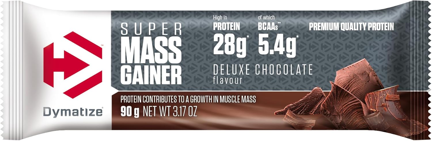 بار پروتئینی افزایش وزن Dymatize Super Mass Gainer، 90 گرم، طعم شکلاتی