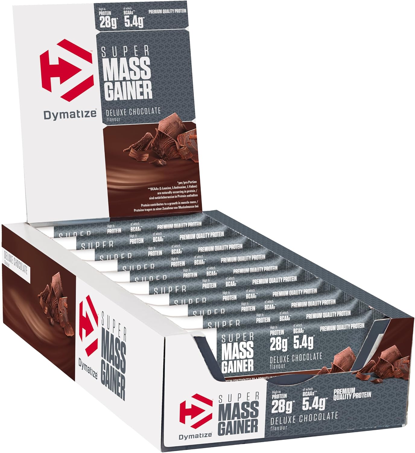 بار پروتئینی افزایش وزن Dymatize Super Mass Gainer، 90 گرم، طعم شکلاتی