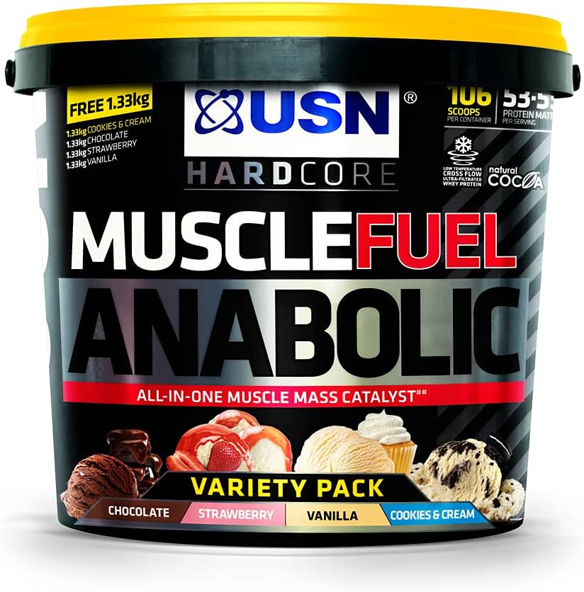 گینر افزایش وزن USN Muscle Fuel Anabolic، 5.3 کیلوگرم