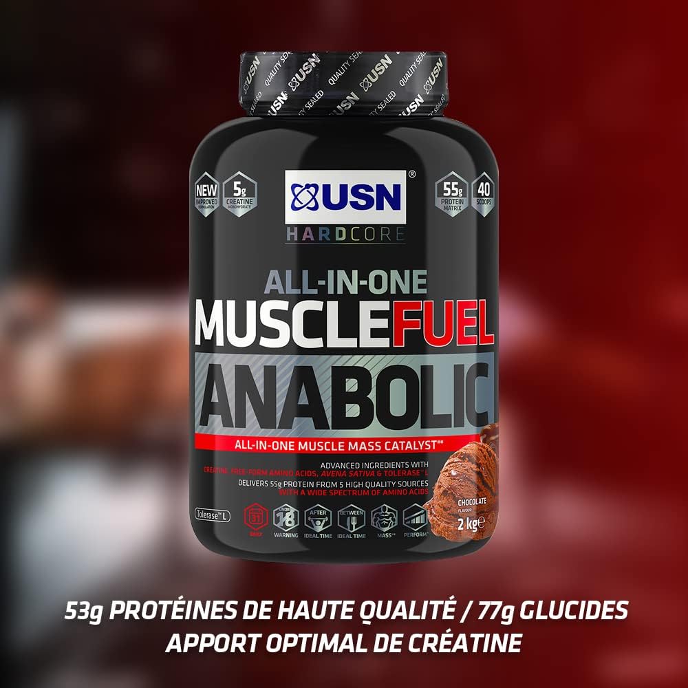 گینر افزایش وزن USN Muscle Fuel Anabolic، 5.3 کیلوگرم