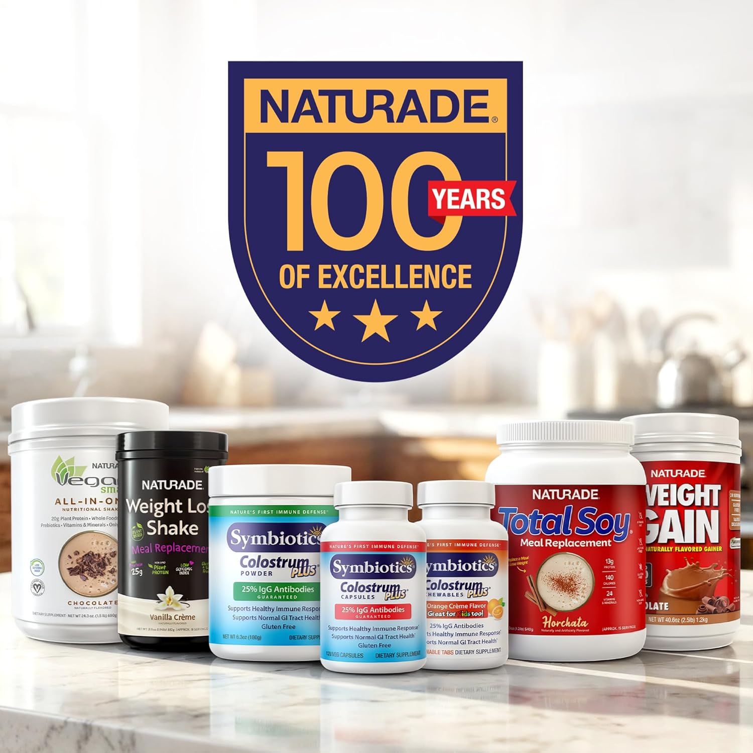 گینر افزایش وزن Naturade، 20.3 اونس، طعم شکلاتی