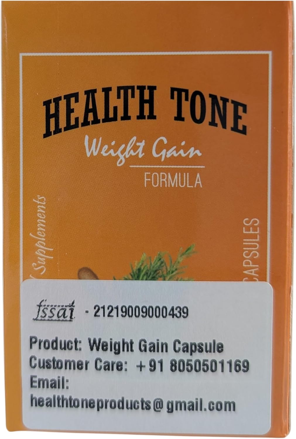 مکمل افزایش اشتها و وزن Health Tone، 90 کپسول
