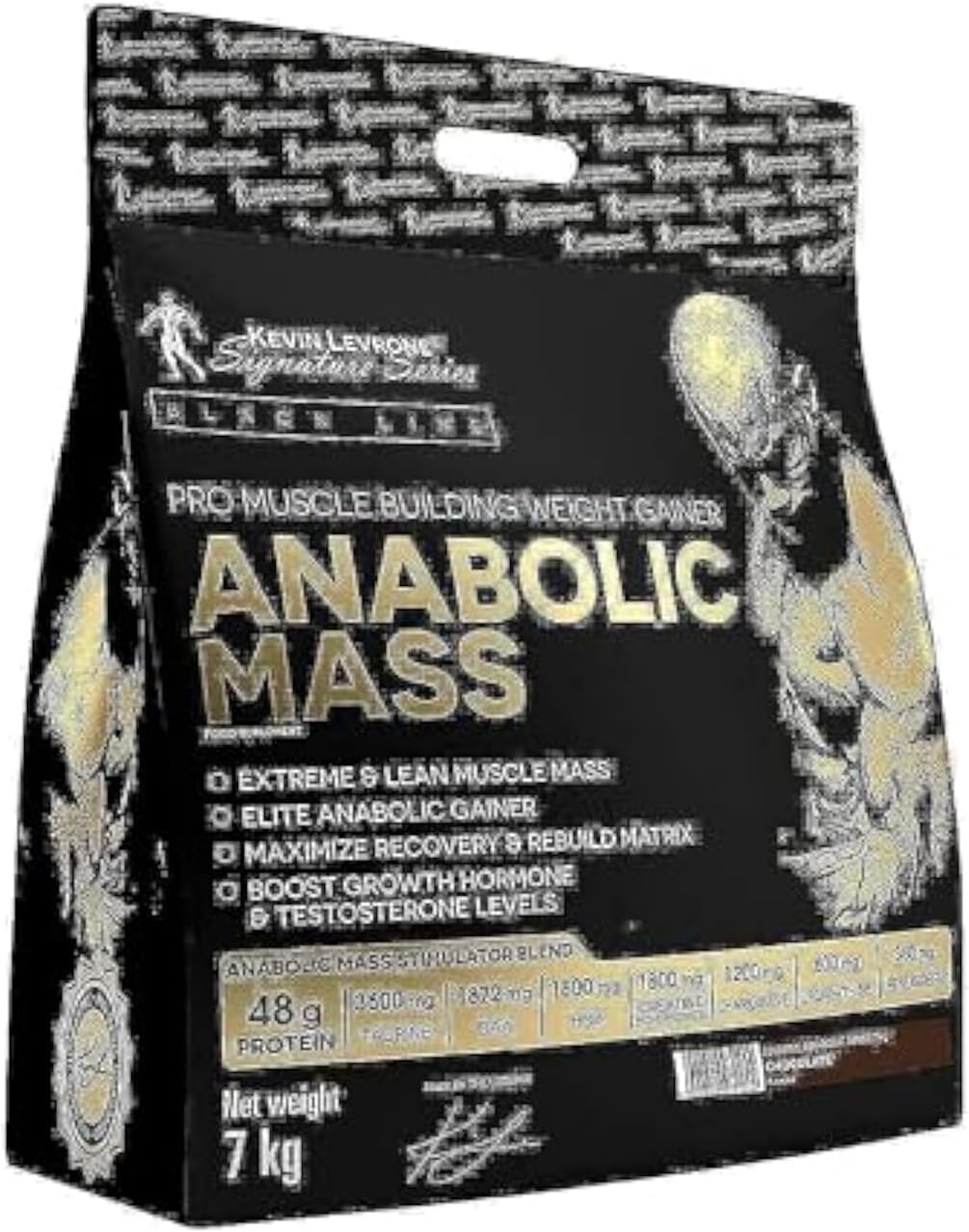 گینر افزایش وزن KEVIN LEVRONE Anabolic Mass Gainer، 15 پوند