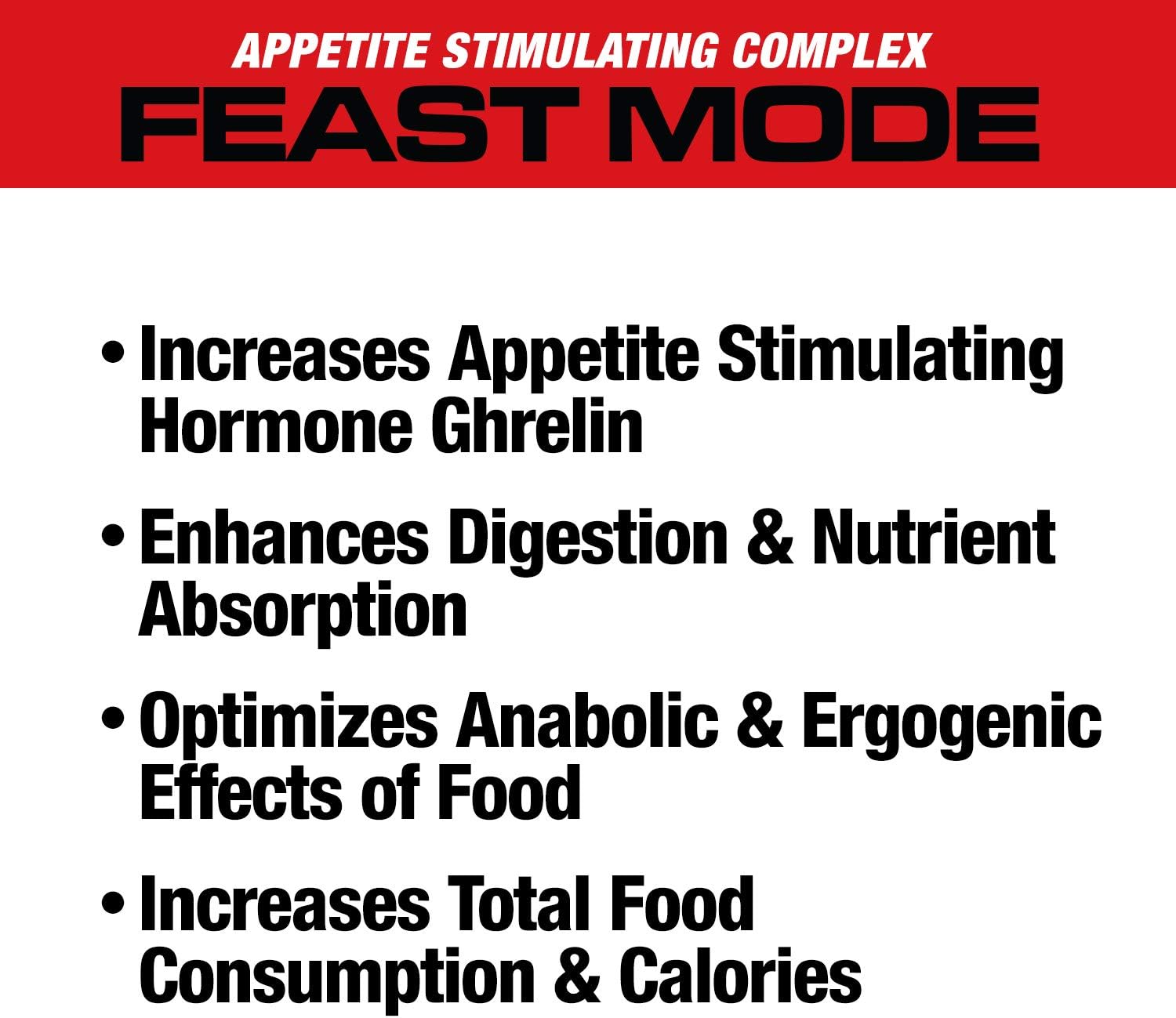 مکمل افزایش اشتها و وزن MuscleMeds Feast Mode، 90 کپسول، بدون طعم