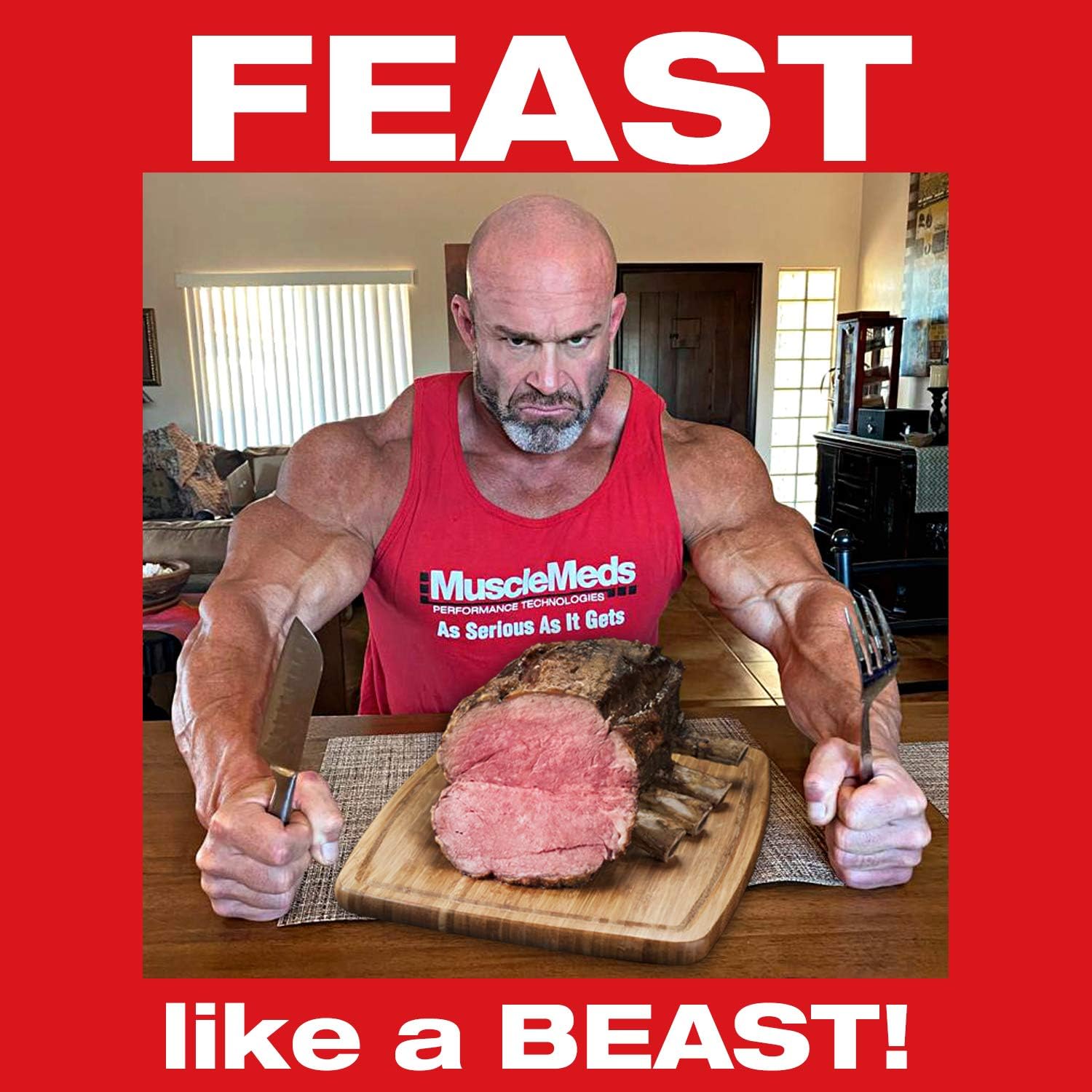 مکمل افزایش اشتها و وزن MuscleMeds Feast Mode، 90 کپسول، بدون طعم