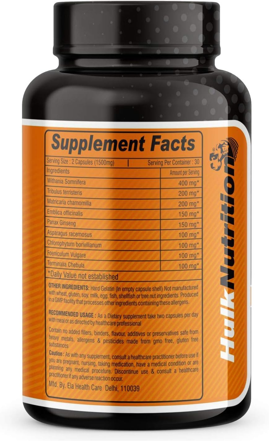 مکمل افزایش اشتها و وزن Hulknutrition، 60 کپسول