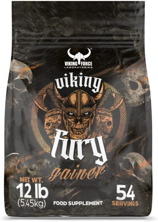 گینر افزایش وزن VIKING FORCE Fury Gainer، 5.45 کیلوگرم، طعم شکلاتی