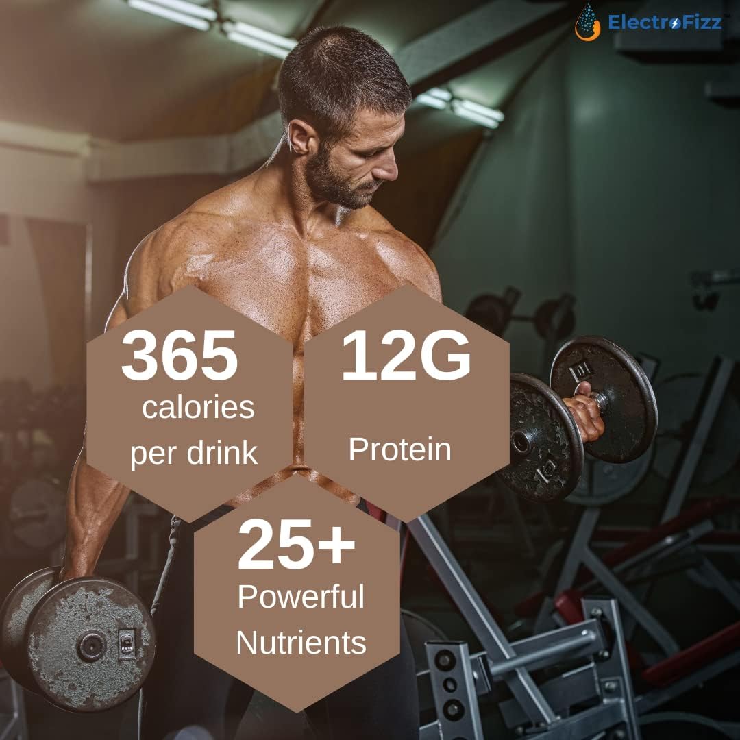 گینر افزایش وزن ElectroFizz Matrix Mass Gainer، 12 گرم پروتئین، 1 کیلوگرم، 30 سروینگ، طعم شکلاتی
