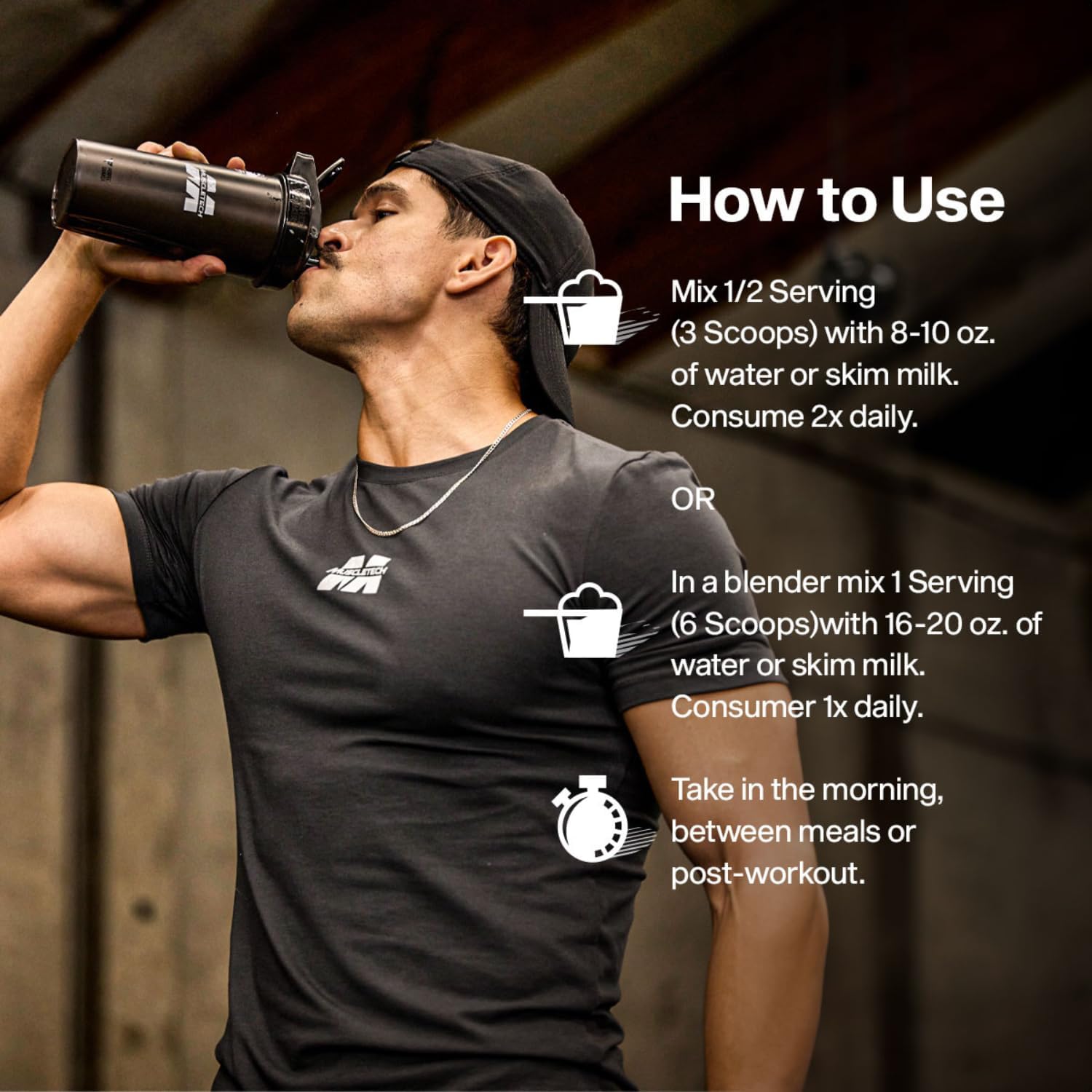 گینر افزایش وزن MuscleTech Mass-Tech Extreme، 60 گرم پروتئین، 5443 گرم، طعم میلک‌شیک وانیلی