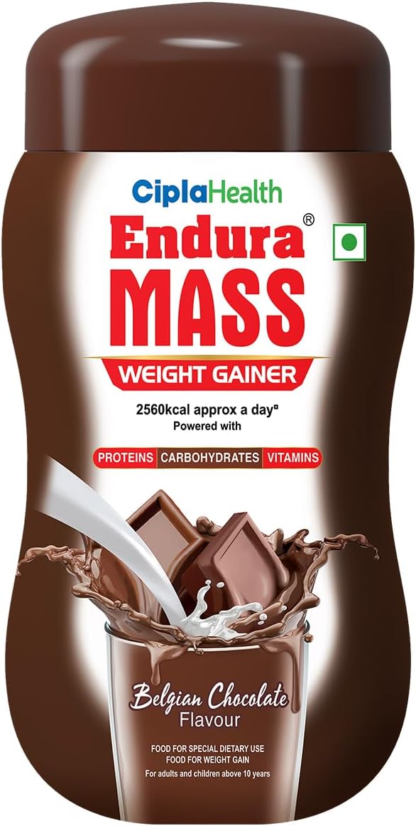 گینر افزایش وزن Endura، 550 گرم، طعم شکلات بلژیکی
