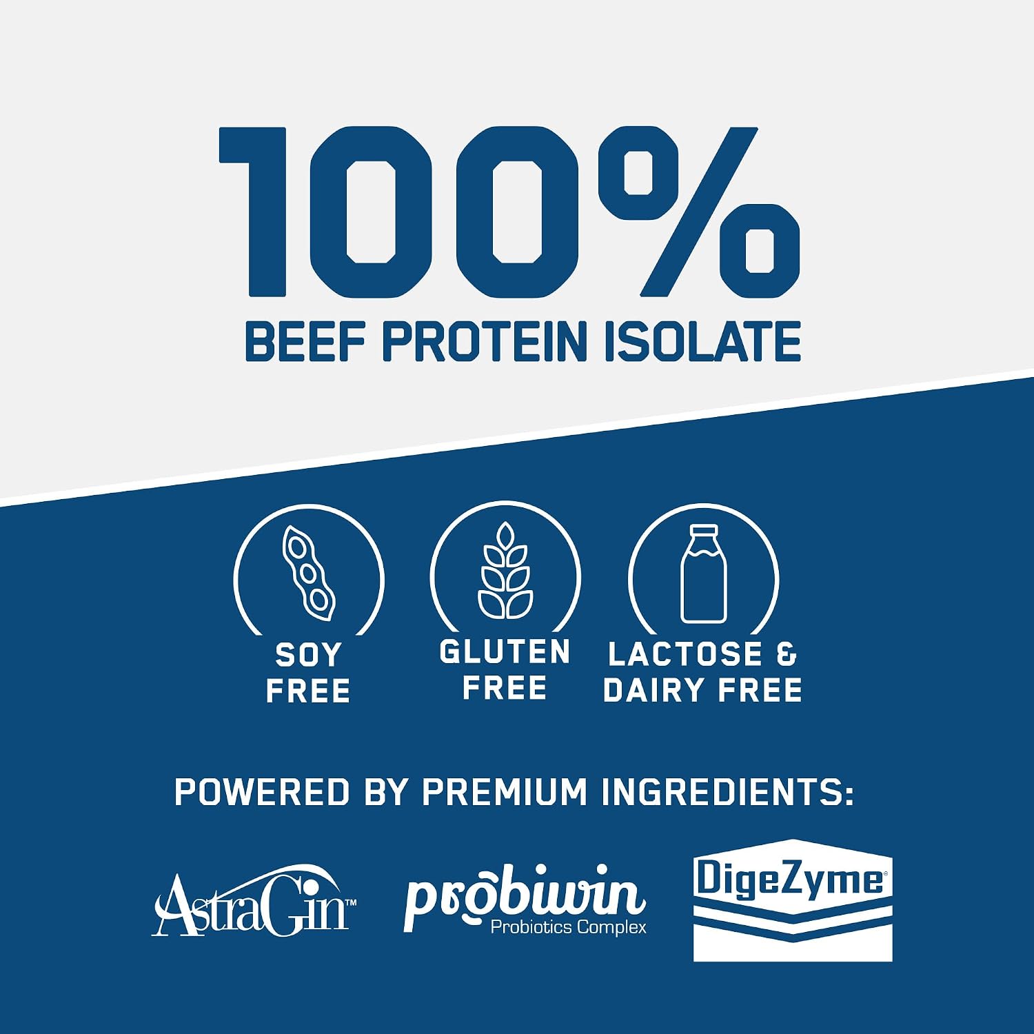 گینر افزایش وزن Applied Nutrition Beef Mass Gainer، 42 گرم پروتئین، 3.13 کیلوگرم، 25 سروینگ، طعم انگورفرنگی سیاه